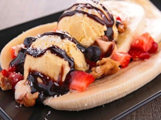 Zagadka «Ice cream and banana»