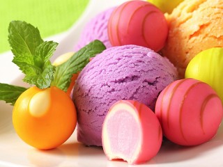 Пазл «Мороженое и конфеты»