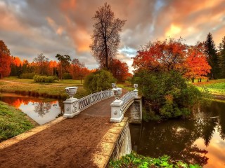 Пазл «Мост в осень»