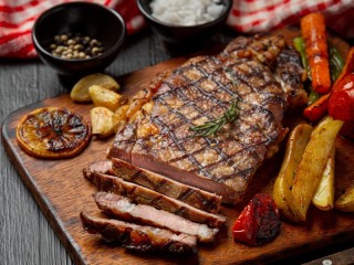 Jigsaw Puzzle «Meat with vegetables»