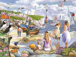 Jigsaw Puzzle «On the shore»