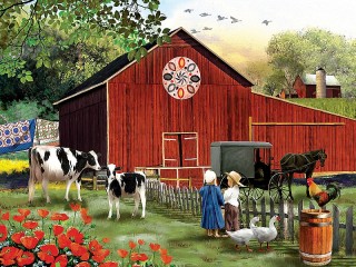 Puzzle «On the farm»