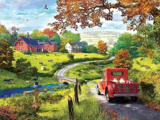 Jigsaw Puzzle «To the farm»