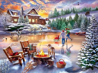 Puzzle «At the rink»