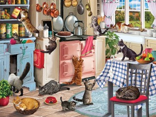 Puzzle «In the kitchen»
