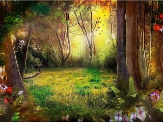 Jigsaw Puzzle «In a forest clearing»