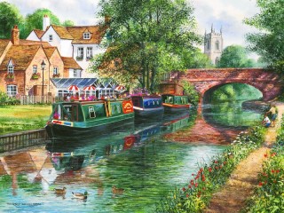 Jigsaw Puzzle «On the river 2»