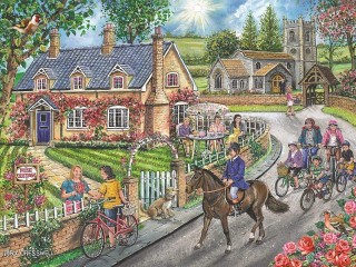 Jigsaw Puzzle «On the street»