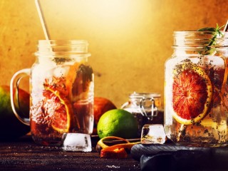 Jigsaw Puzzle «grapefruit drink»