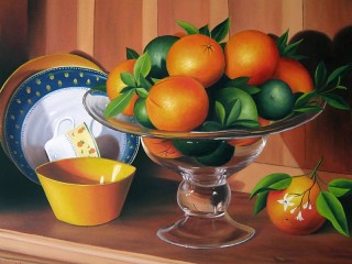 Пазл «Натюрморт с апельсинами»