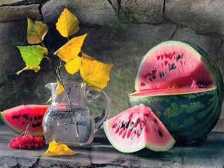 Slagalica «Still life with watermelon»
