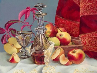 Jigsaw Puzzle «Still life with carafe»