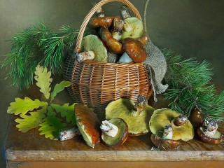 Zagadka «Still life with mushrooms»