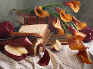 Jigsaw Puzzle «Still life with callas»