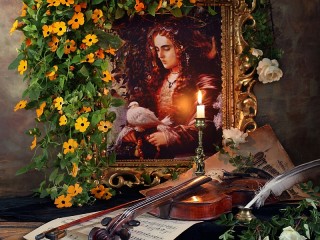 Jigsaw Puzzle «Still life with a painting»