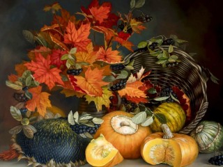 Jigsaw Puzzle «Still life with maple»