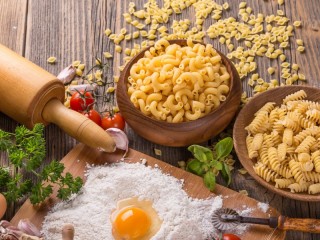 Puzzle «Still life with pasta»