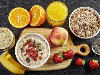 Jigsaw Puzzle «Still life with oatmeal»