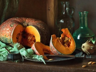 Пазл «Still life with pumpkin»
