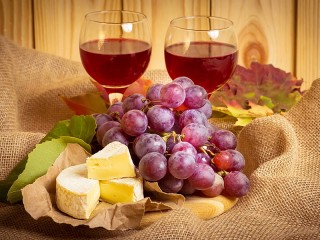 Slagalica «Still life with grapes»