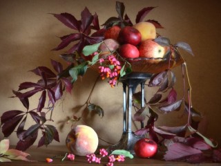 Quebra-cabeça «Still-life with apples»