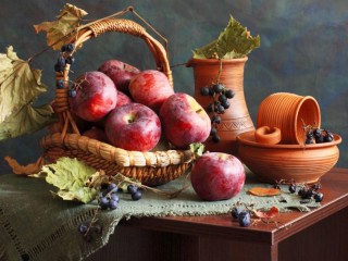 Jigsaw Puzzle «Still life with apples»