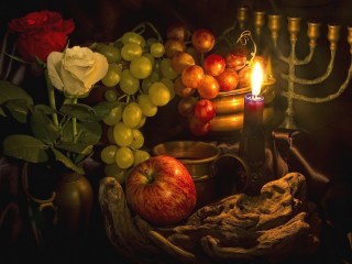 Jigsaw Puzzle «Still-life with candle»