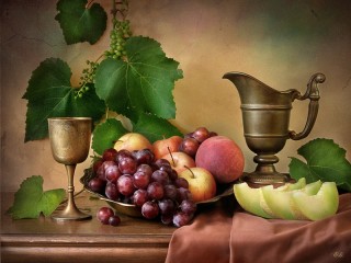 Jigsaw Puzzle «Still life with a jug»