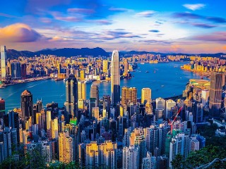 Jigsaw Puzzle «The sky over Hong Kong»