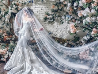 Rompecabezas «Bride under veil»