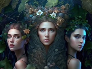 Jigsaw Puzzle «nymphs»