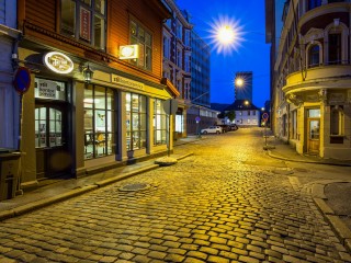 Puzzle «Night in Bergen»