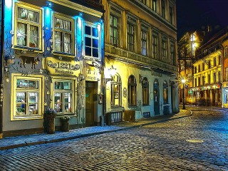 Bulmaca «Riga at night»