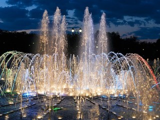 パズル «Night fountain»