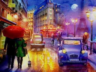 Пазл «Ночной Париж»