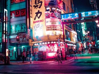 Quebra-cabeça «Night Tokyo»