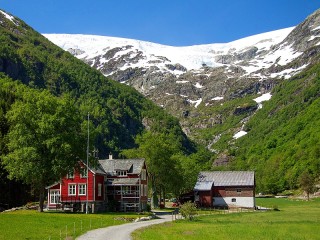 Пазл «Норвежская деревня»