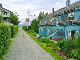 Jigsaw Puzzle «Norwegian town»