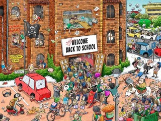 Jigsaw Puzzle «Not Back to School»