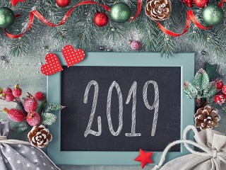 Jigsaw Puzzle «The new year is 2019»