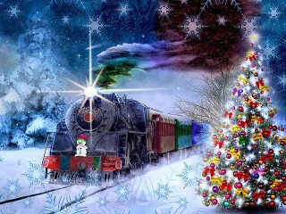 Rompecabezas «Christmas Express»