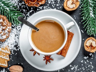 Пазл «Новогодний кофе»