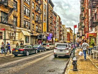 Puzzle «new york street»