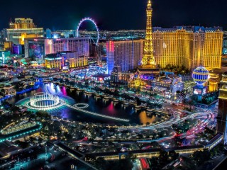 Rompecabezas «Las Vegas lights»