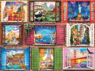 Jigsaw Puzzle «Windows to the world»