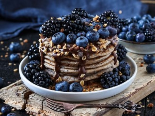 Bulmaca «Pancakes and berries»