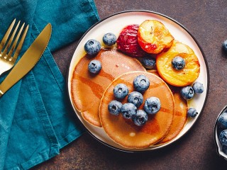 Puzzle «Pancakes with berries»