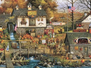 Puzzle «Olde Buck's County»