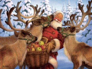 Пазл «Reindeer of Santa Claus»