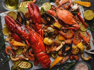 Rompecabezas «Lobster and crab»